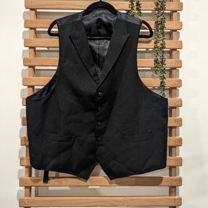 Unbranded Black Vest Size XL 46R